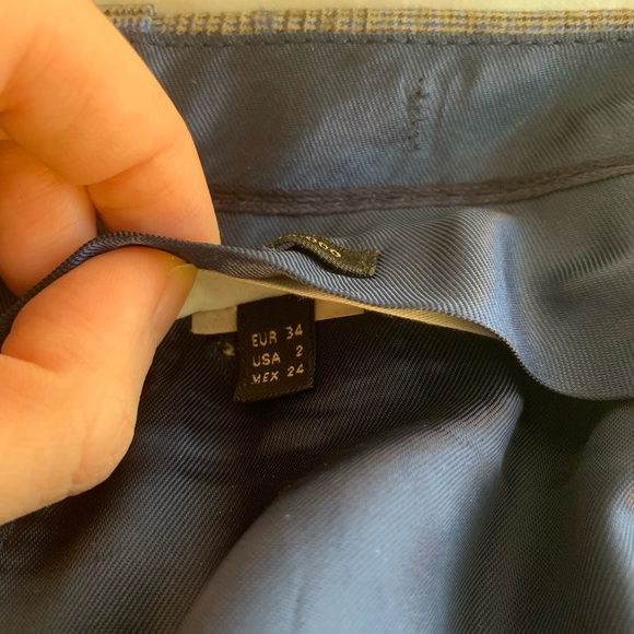 Theory Prince of Wales checked straight-leg pants - Picture 6 of 7